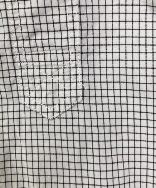 MHL（エムエイチエル）MHL (エムエイチエル) COTTON GRAPH CHECK シャツ グレー サイズ:Sの古着・服飾アイテム