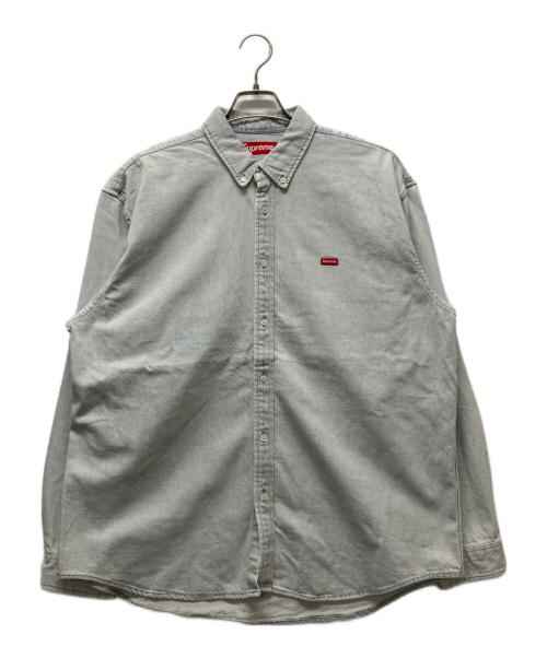 SUPREME（シュプリーム）Supreme (シュプリーム) Small Box Logo Denim Shirt/25AW ブルー サイズ:Lの古着・服飾アイテム