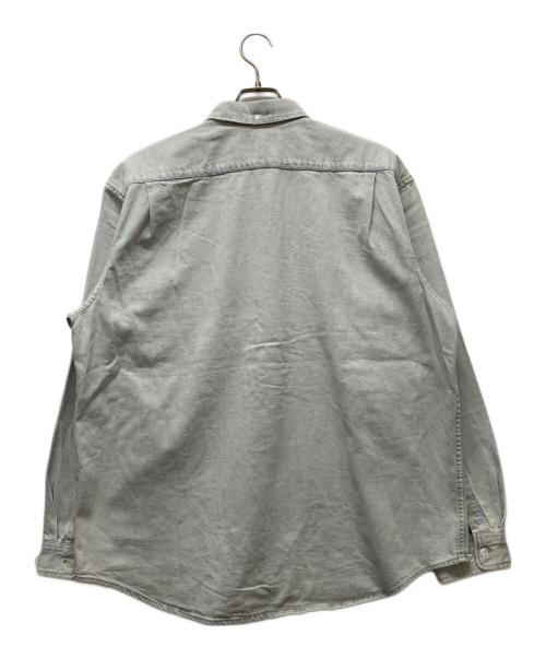 SUPREME（シュプリーム）Supreme (シュプリーム) Small Box Logo Denim Shirt/25AW ブルー サイズ:Lの古着・服飾アイテム