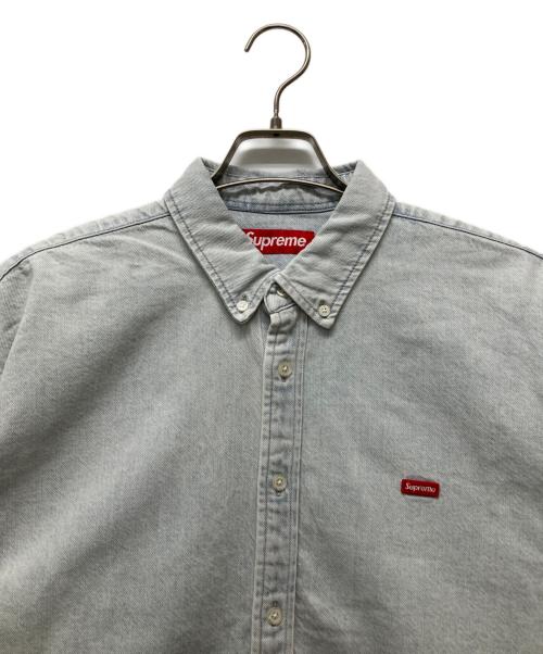 SUPREME（シュプリーム）Supreme (シュプリーム) Small Box Logo Denim Shirt/25AW ブルー サイズ:Lの古着・服飾アイテム