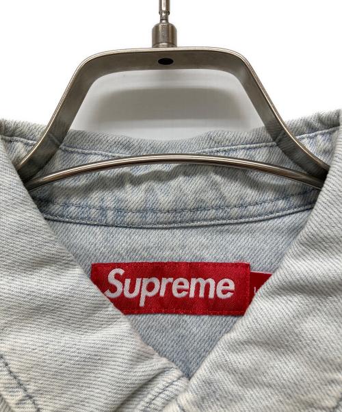 SUPREME（シュプリーム）Supreme (シュプリーム) Small Box Logo Denim Shirt/25AW ブルー サイズ:Lの古着・服飾アイテム