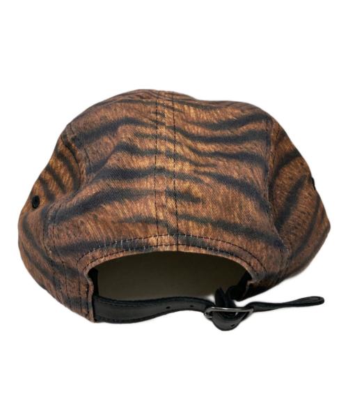 SUPREME（シュプリーム）Supreme (シュプリーム) 25FW Washed Chino Twill Camp Cap Tiger ブラウンの古着・服飾アイテム