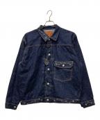 FULLCOUNT×htcフルカウント×エイチティーシー）の古着「Type 1 On Studs by Zip Stevenson HTC/2107」｜インディゴ