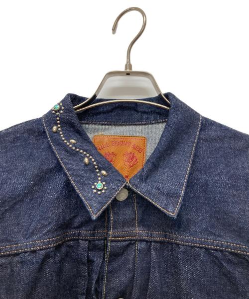 FULLCOUNT（フルカウント）FULLCOUNT (フルカウント) htc (エイチティーシー) Type 1 On Studs by Zip Stevenson HTC/2107 インディゴ サイズ:L42の古着・服飾アイテム