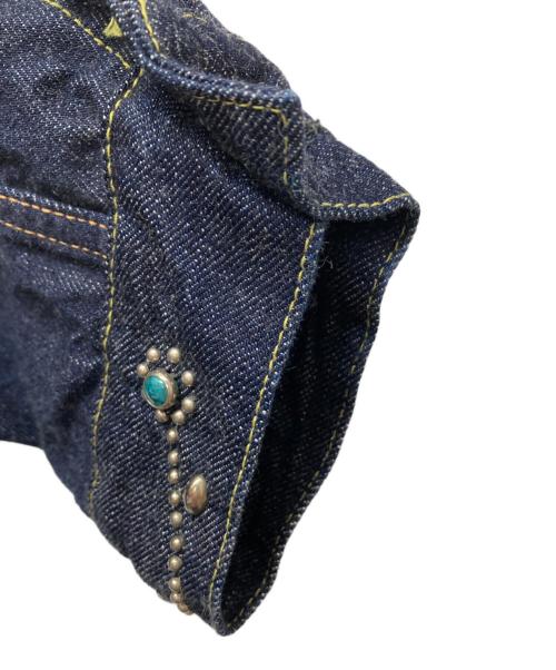 FULLCOUNT（フルカウント）FULLCOUNT (フルカウント) htc (エイチティーシー) Type 1 On Studs by Zip Stevenson HTC/2107 インディゴ サイズ:L42の古着・服飾アイテム