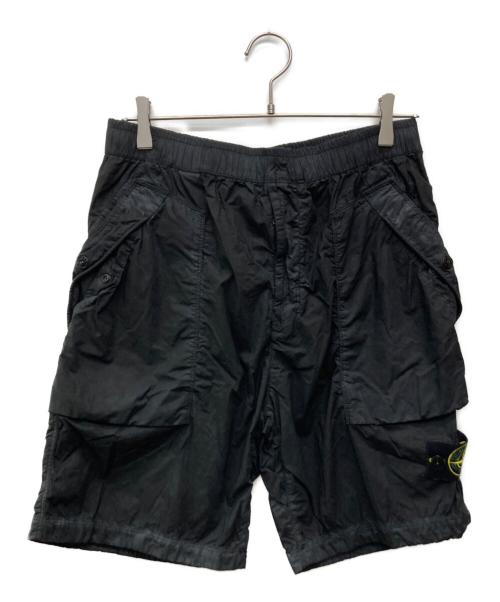 STONE ISLAND（ストーンアイランド）STONE ISLAND (ストーンアイランド) ガーメントダイ ストレッチコットン バミューダショートパンツ/K1S15L100009 S0003 ブラック サイズ:31の古着・服飾アイテム