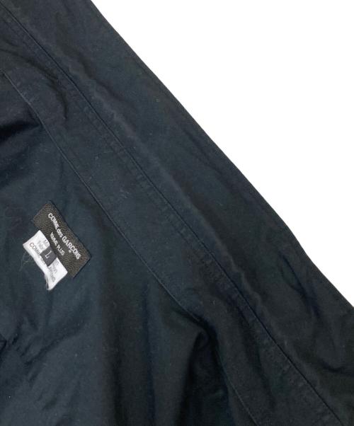 COMME des GARCONS HOMME PLUS（コムデギャルソンオムプリュス）COMME des GARCONS HOMME PLUS (コムデギャルソンオムプリュス) レイヤードデザインロングスリーブシャツ ブラック サイズ:Lの古着・服飾アイテム