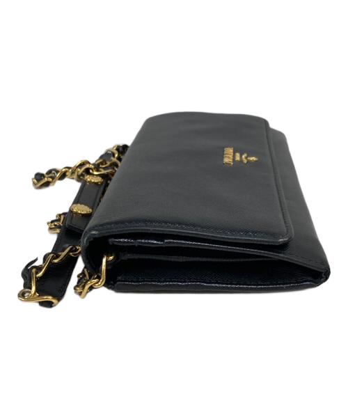 PRADA（プラダ）PRADA (プラダ) チェーンショルダーバッグ ブラックの古着・服飾アイテム