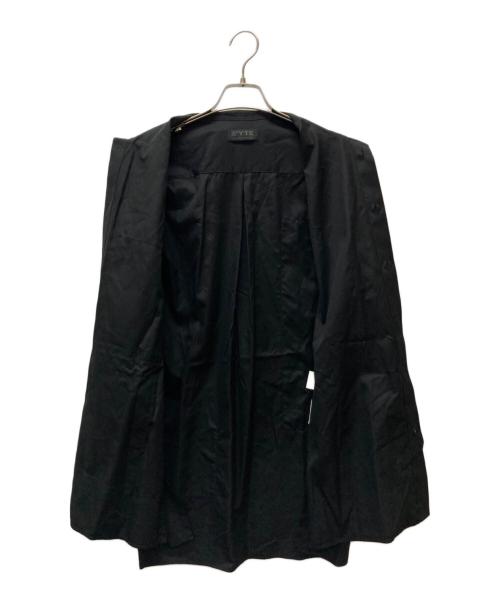 s'yte（サイト）s'yte (サイト) marquee club (マーキークラブ) 1968 100/2 Broad Omnibus Printed Patch Shirt ブラック サイズ:3 未使用品の古着・服飾アイテム