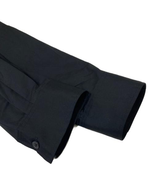 s'yte（サイト）s'yte (サイト) marquee club (マーキークラブ) 1968 100/2 Broad Omnibus Printed Patch Shirt ブラック サイズ:3 未使用品の古着・服飾アイテム