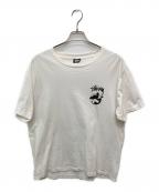 stussy×OUR LEGACYステューシー×アワーレガシー）の古着「Surfman Tee」｜ホワイト