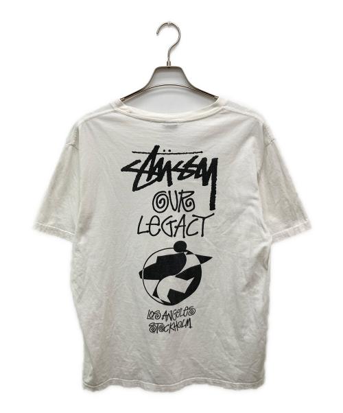 stussy（ステューシー）stussy (ステューシー) OUR LEGACY (アワーレガシー) Surfman Tee ホワイト サイズ:Lの古着・服飾アイテム