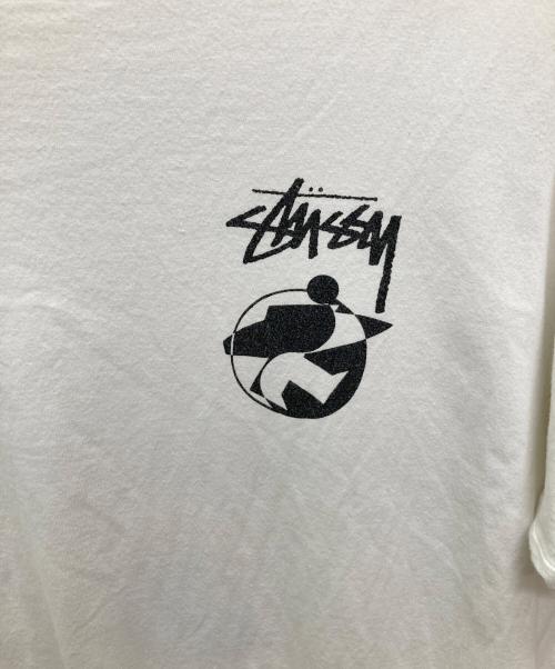 stussy（ステューシー）stussy (ステューシー) OUR LEGACY (アワーレガシー) Surfman Tee ホワイト サイズ:Lの古着・服飾アイテム
