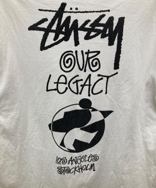 stussy（ステューシー）stussy (ステューシー) OUR LEGACY (アワーレガシー) Surfman Tee ホワイト サイズ:Lの古着・服飾アイテム