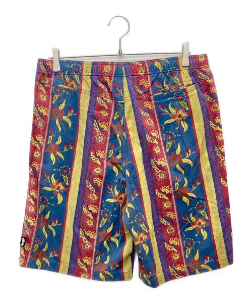 stussy（ステューシー）stussy (ステューシー) Fleur Stripe Beach Shorts レッド サイズ:Lの古着・服飾アイテム
