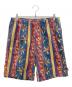 stussy（ステューシー）の古着「Fleur Stripe Beach Shorts」｜レッド