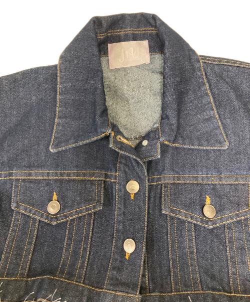 J1U by LA BELLE ETUDE（ジユウバイラベルエチュード）J1U by LA BELLE ETUDE (ジユウバイラベルエチュード) 2wayクロップドGジャン インディゴ サイズ:FREEの古着・服飾アイテム