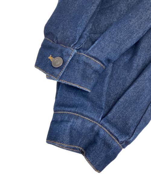 J1U by LA BELLE ETUDE（ジユウバイラベルエチュード）J1U by LA BELLE ETUDE (ジユウバイラベルエチュード) 2wayクロップドGジャン インディゴ サイズ:FREEの古着・服飾アイテム