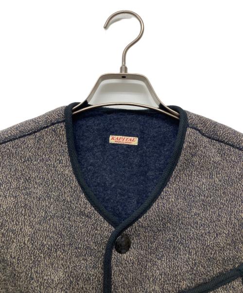 KAPITAL（キャピタル）KAPITAL (キャピタル) ハンティングベスト グレー サイズ:Lの古着・服飾アイテム
