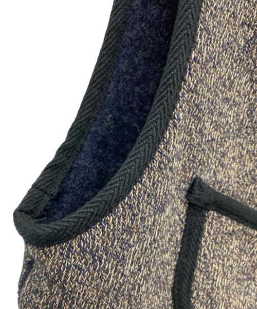 KAPITAL（キャピタル）KAPITAL (キャピタル) ハンティングベスト グレー サイズ:Lの古着・服飾アイテム