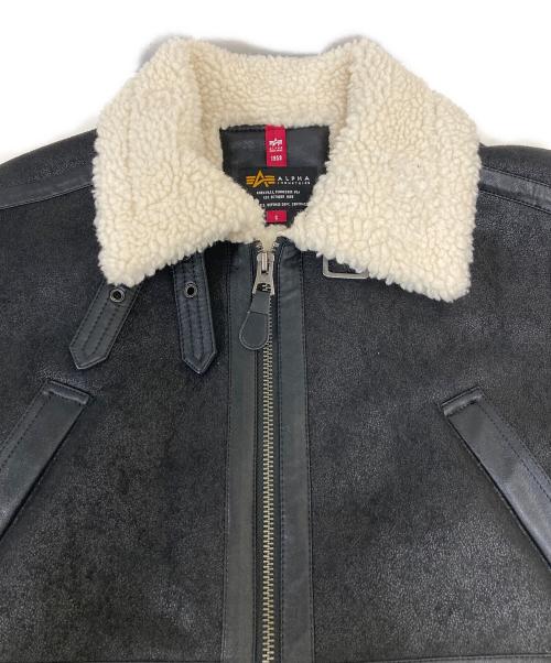 Snidel（スナイデル）Snidel (スナイデル) ALPHA (アルファ) B-3 ショートジャケット ブラック サイズ:Ｓの古着・服飾アイテム