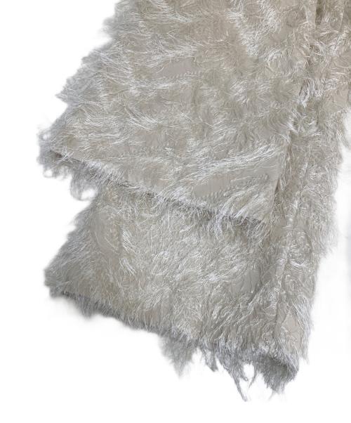 cygne（シーニュ）cygne (シーニュ) ボンディングフリンジ ジャケット ベージュ サイズ:１の古着・服飾アイテム