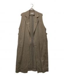 SACRA（サクラ）の古着「ロングジレ」｜ブラウン