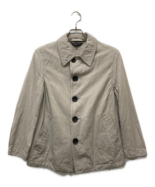 COMME des GARCONS HOMME PLUS（コムデギャルソンオムプリュス）COMME des GARCONS HOMME PLUS (コムデギャルソンオムプリュス) デカボタンシームジャケット グレー サイズ:Sの古着・服飾アイテム
