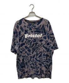 F.C.R.B.（エフシーレアルブリストル）の古着「RELAX FIT TIEDYE AUTHNETIC LOGO TEE」｜グレー