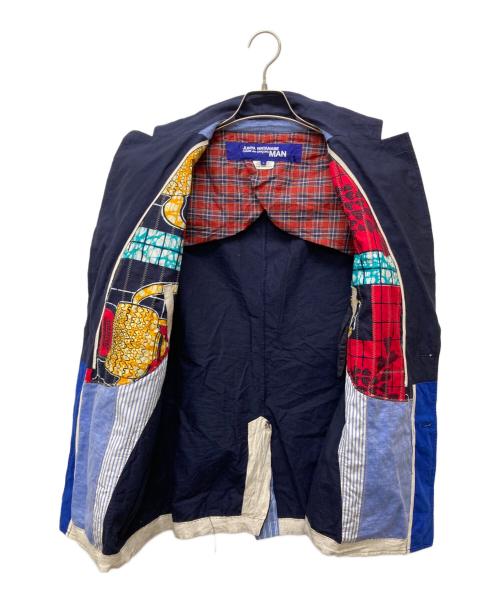 COMME des GARCONS JUNYA WATANABE MAN（コム デ ギャルソン ジュンヤ ワタナベ マン）COMME des GARCONS JUNYA WATANABE MAN (コム デ ギャルソン ジュンヤ ワタナベ マン) コットンジャケット ネイビー サイズ:Lの古着・服飾アイテム