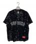 Supreme（シュプリーム）の古着「Floral Velour Baseball Jersey」｜ブラック