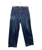 COMOLIコモリ）の古着「14.5oz デニムオーバーパンツ」｜インディゴ