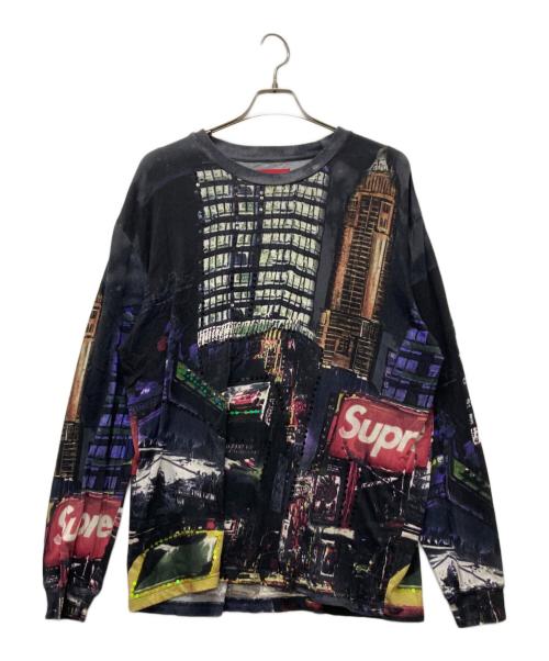 SUPREME（シュプリーム）Supreme (シュプリーム) Skyline Sequin L/S Top Night ブラック サイズ:Ｌの古着・服飾アイテム