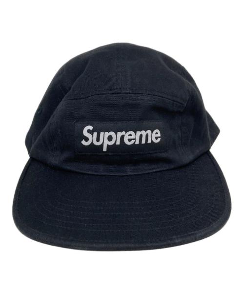 SUPREME（シュプリーム）Supreme (シュプリーム) Washed Chino Twill Camp Cap ブラック サイズ:FREEの古着・服飾アイテム