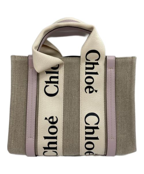 Chloe（クロエ）Chloe (クロエ) ウッディ スモール 2WAY/04225765-9 ピンクの古着・服飾アイテム