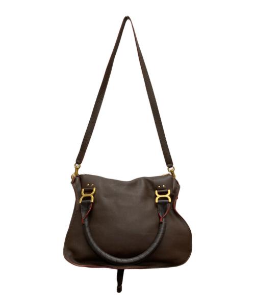 Chloe（クロエ）Chloe (クロエ) マーシー2WAY ショルダーバッグ ブラウンの古着・服飾アイテム