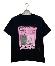cactus jack×FRAGMENT DESIGN（カクタス・ジャック×フラグメントデザイン）の古着「PINK SUNRISE TEE」｜ブラック