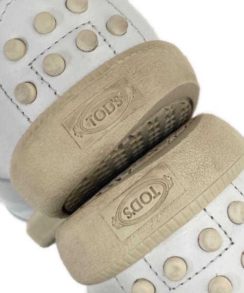 TOD'S（トッズ）TOD'S (トッズ) レザーローカットスニーカー ホワイト サイズ:27.5cmの古着・服飾アイテム