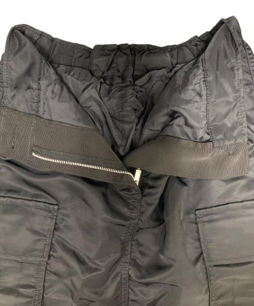 sacai（サカイ）sacai (サカイ) ナイロンツイルバックプリーツスカート ブラック サイズ:2の古着・服飾アイテム