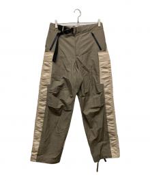 sacai（サカイ）の古着「Nylon Twill Mix Pants」｜オリーブ