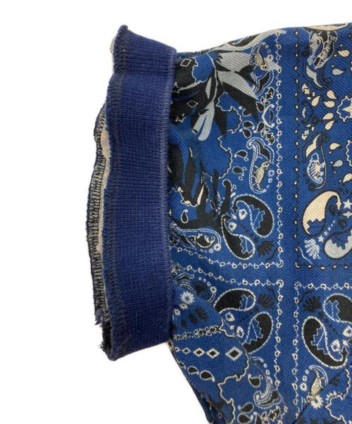 ETRO（エトロ）ETRO (エトロ) 総柄ポロシャツ ネイビー サイズ:XXLの古着・服飾アイテム
