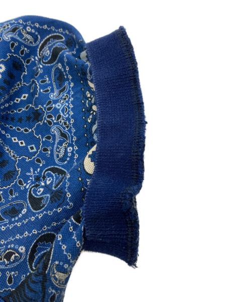 ETRO（エトロ）ETRO (エトロ) 総柄ポロシャツ ネイビー サイズ:XXLの古着・服飾アイテム
