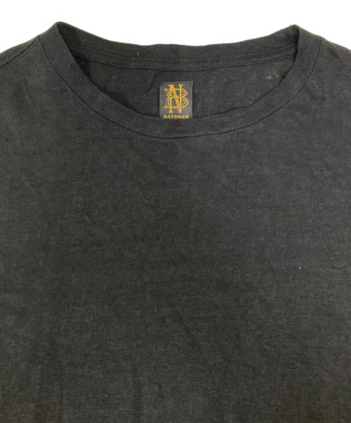 BATONER（バトナ―）BATONER (バトナ―) NORMANDY LINEN T-SHIRT インディゴ サイズ:Ｍの古着・服飾アイテム