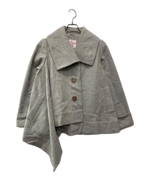 Vivienne Westwood RED LABEL（ヴィヴィアンウエストウッドレッドレーベル）Vivienne Westwood RED LABEL (ヴィヴィアンウエストウッドレッドレーベル) ショートコート グレー サイズ:2の古着・服飾アイテム
