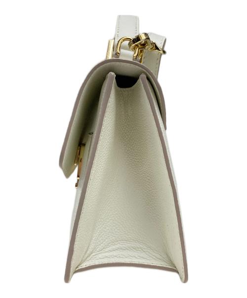 l'arcobaleno（ラルコバレーノ）l'arcobaleno (ラルコバレーノ) simona2WAYショルダーバッグ ホワイトの古着・服飾アイテム