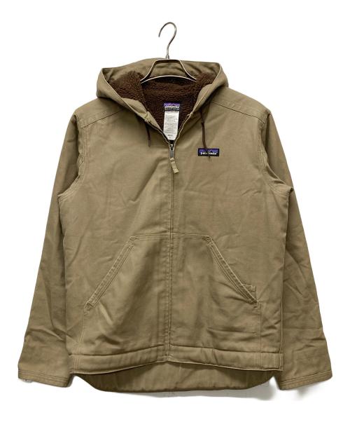 Patagonia（パタゴニア）Patagonia (パタゴニア) ラインドキャンバスフーディージャケット ベージュ サイズ:Sの古着・服飾アイテム