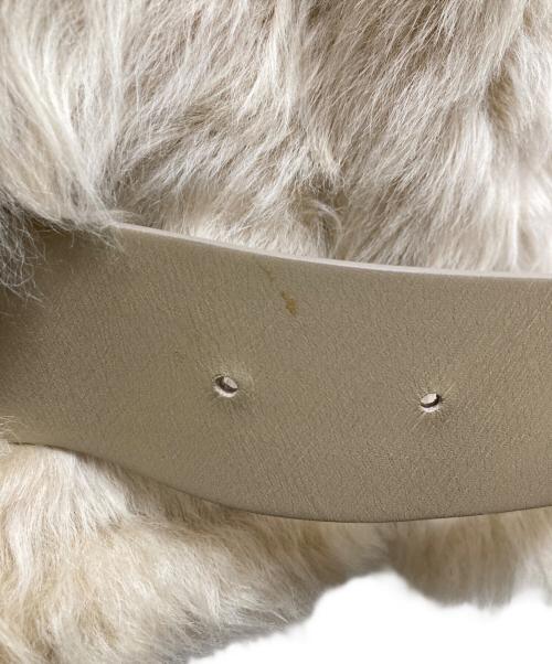 Acne studios（アクネ ストゥディオス）Acne studios (アクネ ストゥディオス) ファーダブルライダースジャケット ベージュ サイズ:36の古着・服飾アイテム