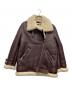 Acne studios（アクネ ストゥディオス）の古着「Velocite ムートン ライダースジャケット」｜ブラウン