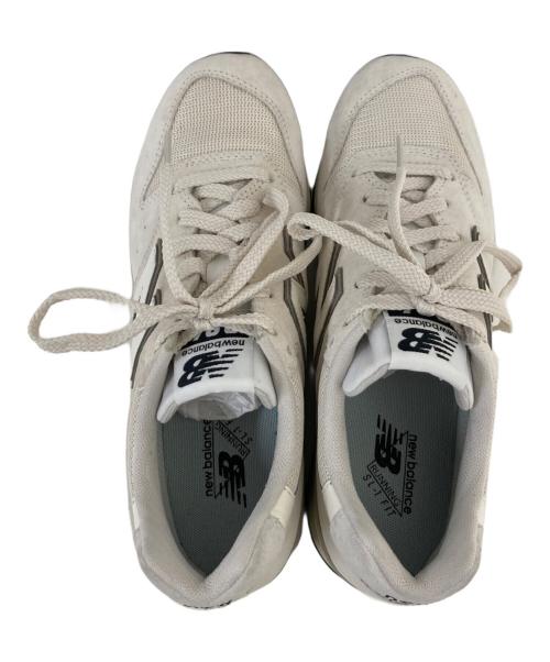 NEW BALANCE（ニューバランス）NEW BALANCE (ニューバランス) ローカットスニーカー アイボリー サイズ:24.5cmの古着・服飾アイテム