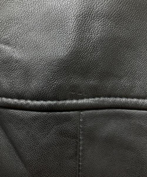 POLO RALPH LAUREN（ポロ・ラルフローレン）POLO RALPH LAUREN (ポロ・ラルフローレン) ポニー刺繍ラムスキンスイングトップ ブラック サイズ:L/Gの古着・服飾アイテム